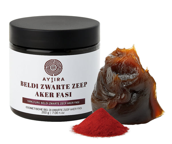 Aytira Beldi Savon Noir Aker Fasi – Savon de Hammam 100% Naturel – 200g