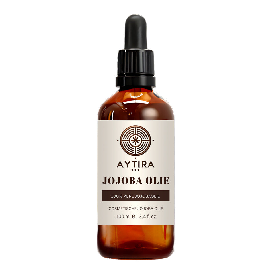 Aytira 100% pure jojoba olie – koudgeperste cosmetische olie voor huid en haar – foto 3