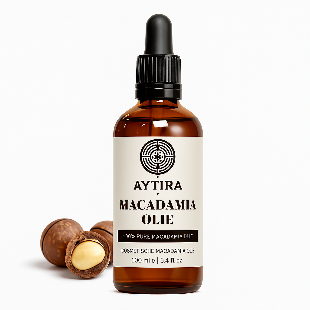 Aytira Macadamia Olie 100 ml – 100% Pure Cosmetische Olie – Voor Huid, Haar & Massage