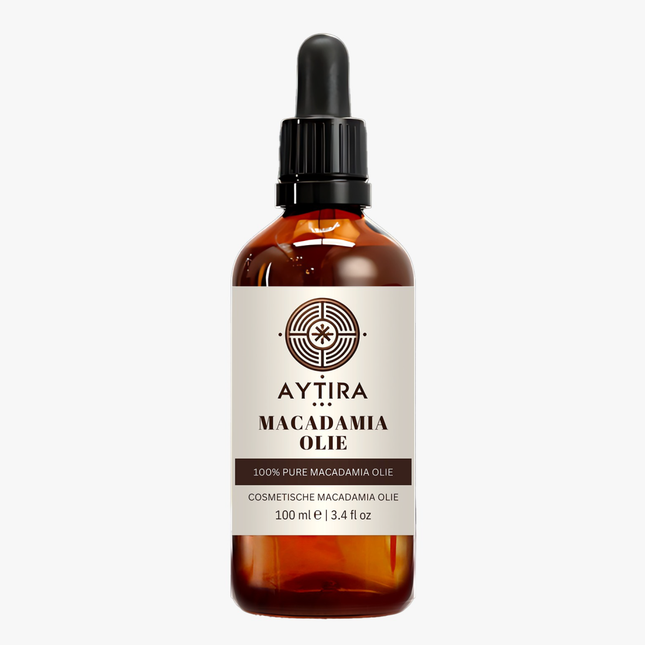 Aytira Huile de Macadamia 100 ml – Huile Cosmétique 100% Pure – Pour la Peau, les Cheveux & le Massage