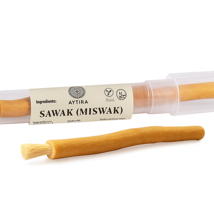 Aytira Bâton de Siwak Naturel – Brosse à dents 100% naturelle (miswak) issue de l'arbre Salvadora Persica