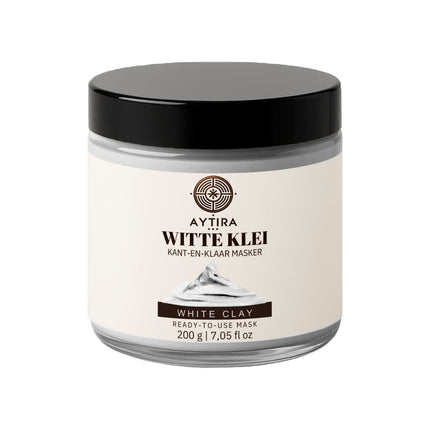 AYTiRA Argile Blanche – Masque Visage Prêt à l'Emploi – 200 g – Argile Kaolin Purifiante & Apaisante