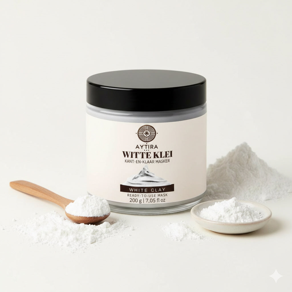 AYTiRA White Clay – Ready-to-Use Face Mask – 200 g – Purifying & Soothing Kaolin Clay