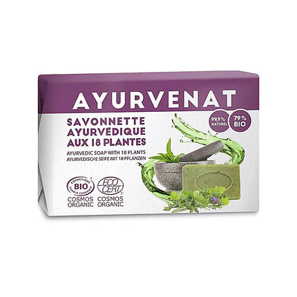 Ayurvenat 18 herbes ayurvédiques savon BIO