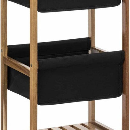 Meuble de salle de bain Blackacia - Noir - Housse amovible - H73,2 CM