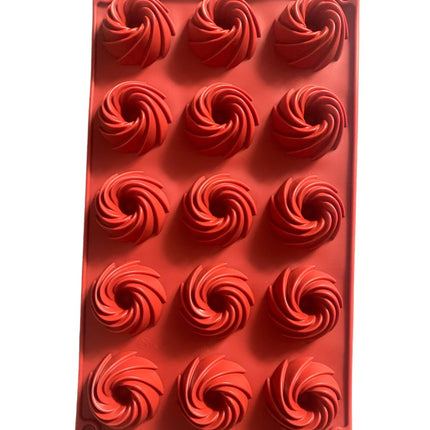 Moule à manqué en silicone Yasmin - 15 cavités