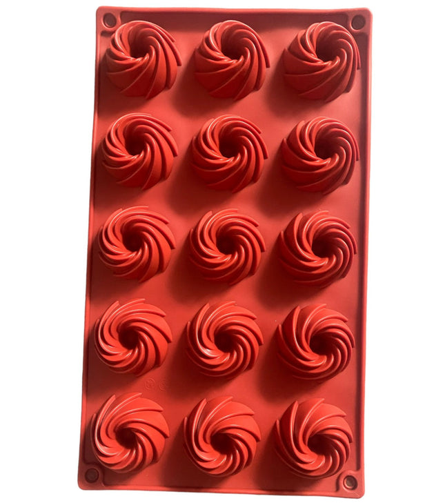 Moule à manqué en silicone Yasmin - 15 cavités