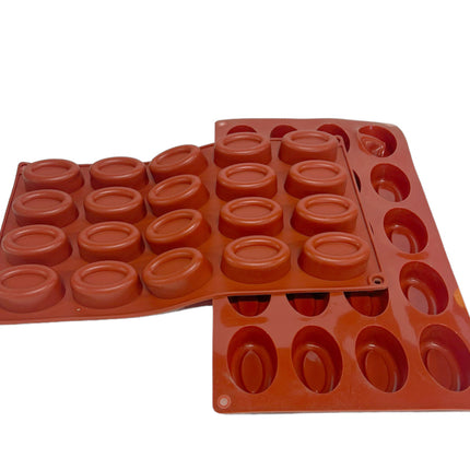 Moule de cuisson en silicone - moule 20 mini-empreintes ovales