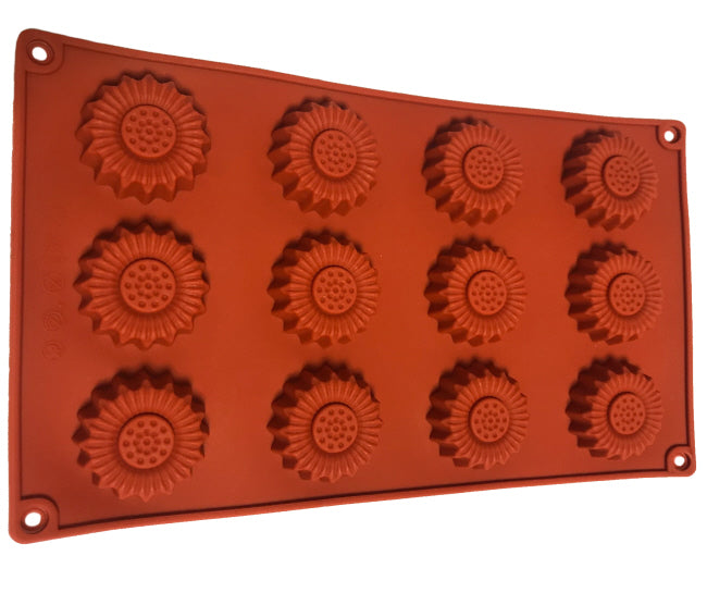 Siliconen bakvorm koekjes – 12 vormpjes Ø 4 cm, ook voor ijs en chocolade