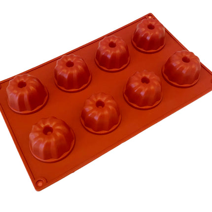 Moule en silicone mini-kouglof 8 cavités