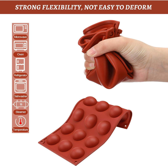 Siliconen bakvorm 12 vormpjes