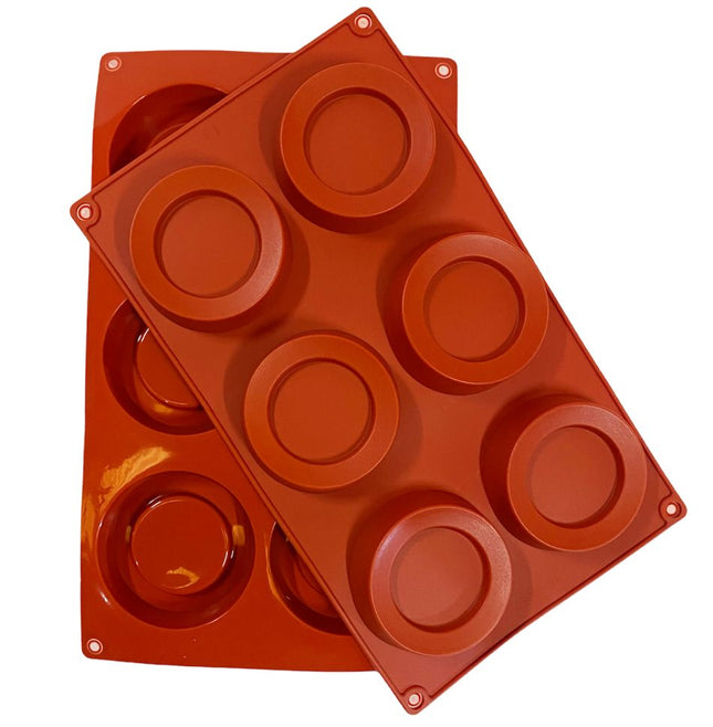 Moule de cuisson en silicone - 6 cavités