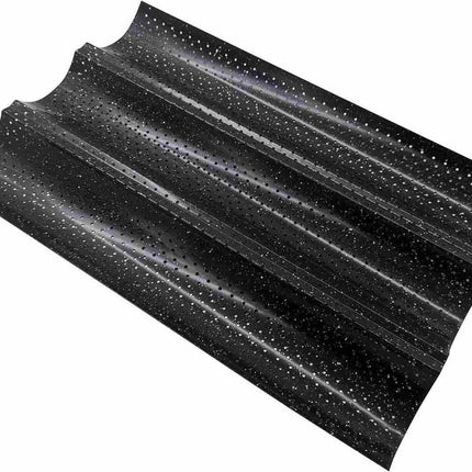 Moule à baguette - Rectangulaire - Pour la cuisson de baguettes - 38 x 24,5 cm