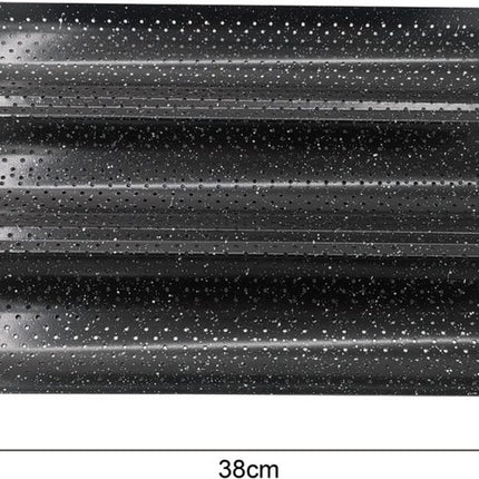 Moule à baguette - Rectangulaire - Pour la cuisson de baguettes - 38 x 24,5 cm