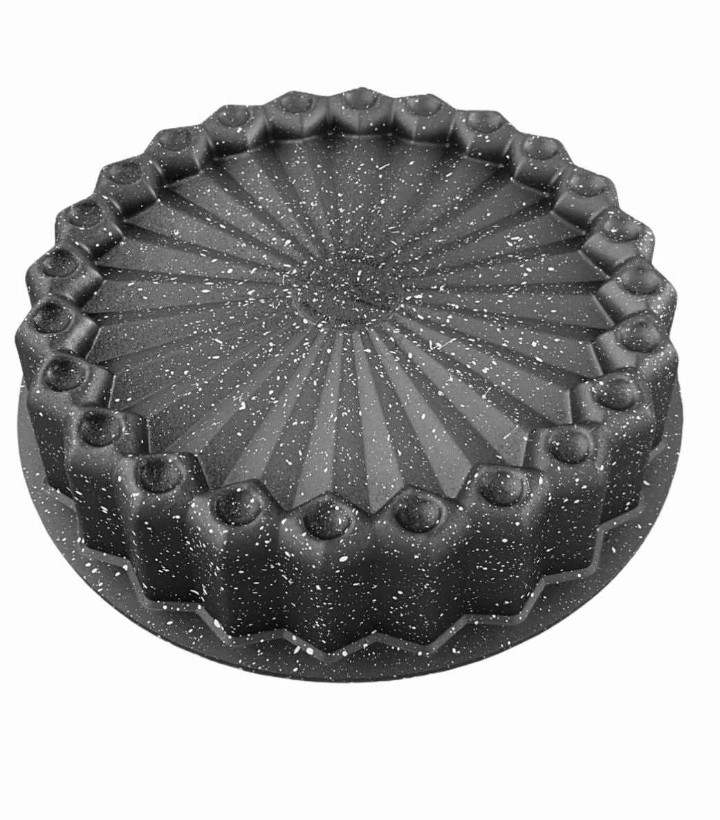 Kuchen Backform Granit schwarz