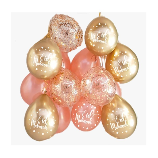 Eid Ballonset Wüstenblume Roségold (10 St.)