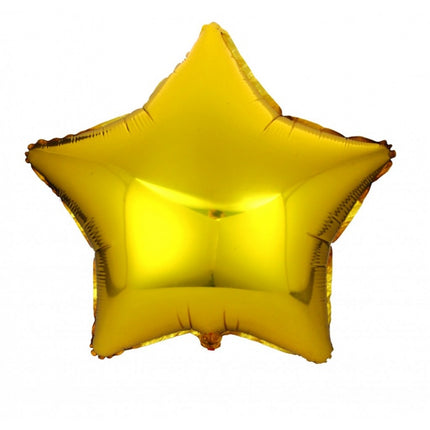 Ballon Étoile Or petite (3 pièces)