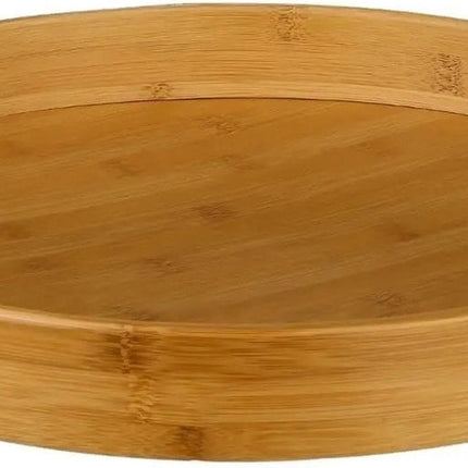 Plateau en bambou rond avec poignées diamètre 40 cm