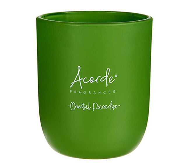 Bougies parfumées Acorde en verre - Bougie Cristaux de bambou 120 gr