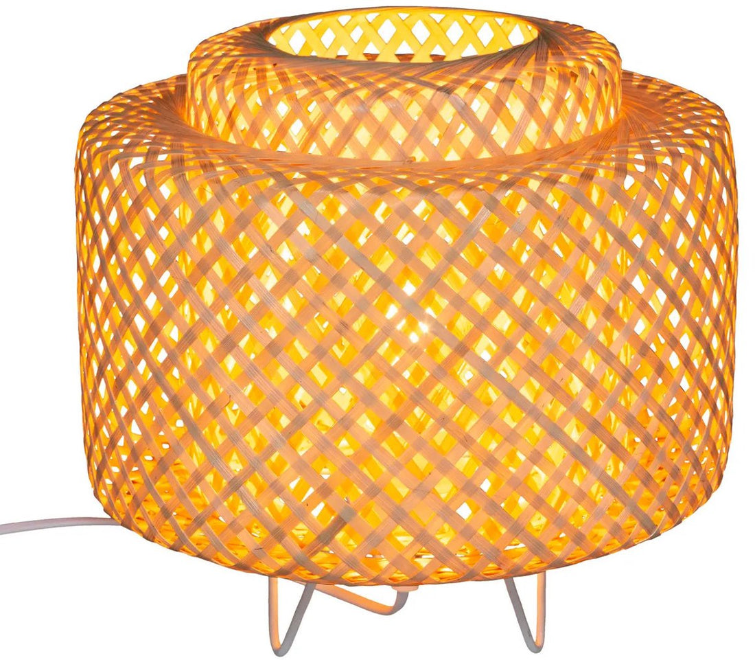bamboe tafel lamp sfeer verlichting boho style
