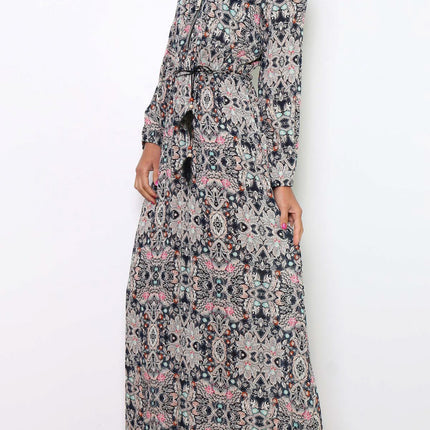 Robe longue imprimée