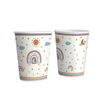 Gobelets - Eid Arc-en-ciel (lot de 6)