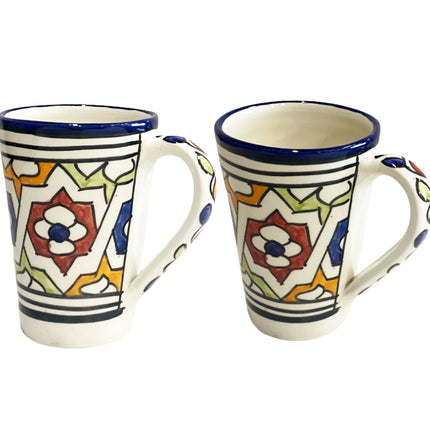 2 tasses à café marocaines avec anse