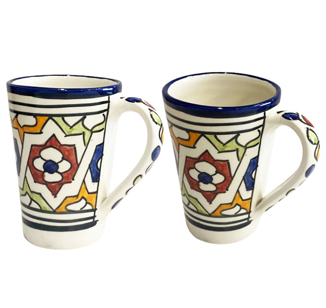 2 tasses à café marocaines avec anse