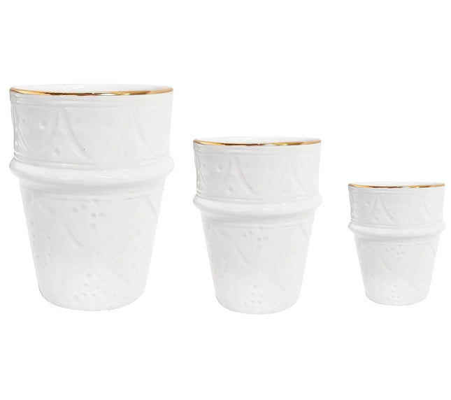 Mug à bord doré et design faible - Empreinte