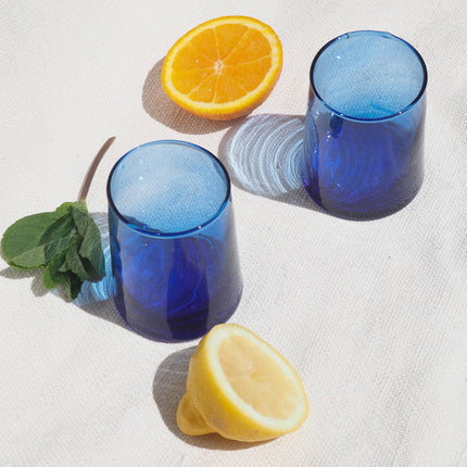 Verre à eau marocain soufflé à la main