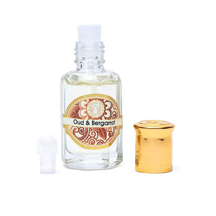 Huile parfumée Oud & Bergamote Ayurveda – 10ml