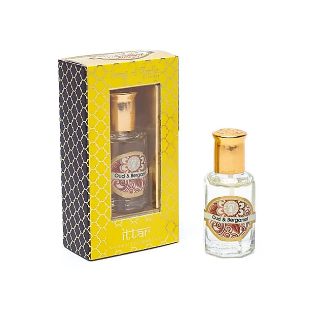Huile parfumée Oud & Bergamote Ayurveda – 10ml