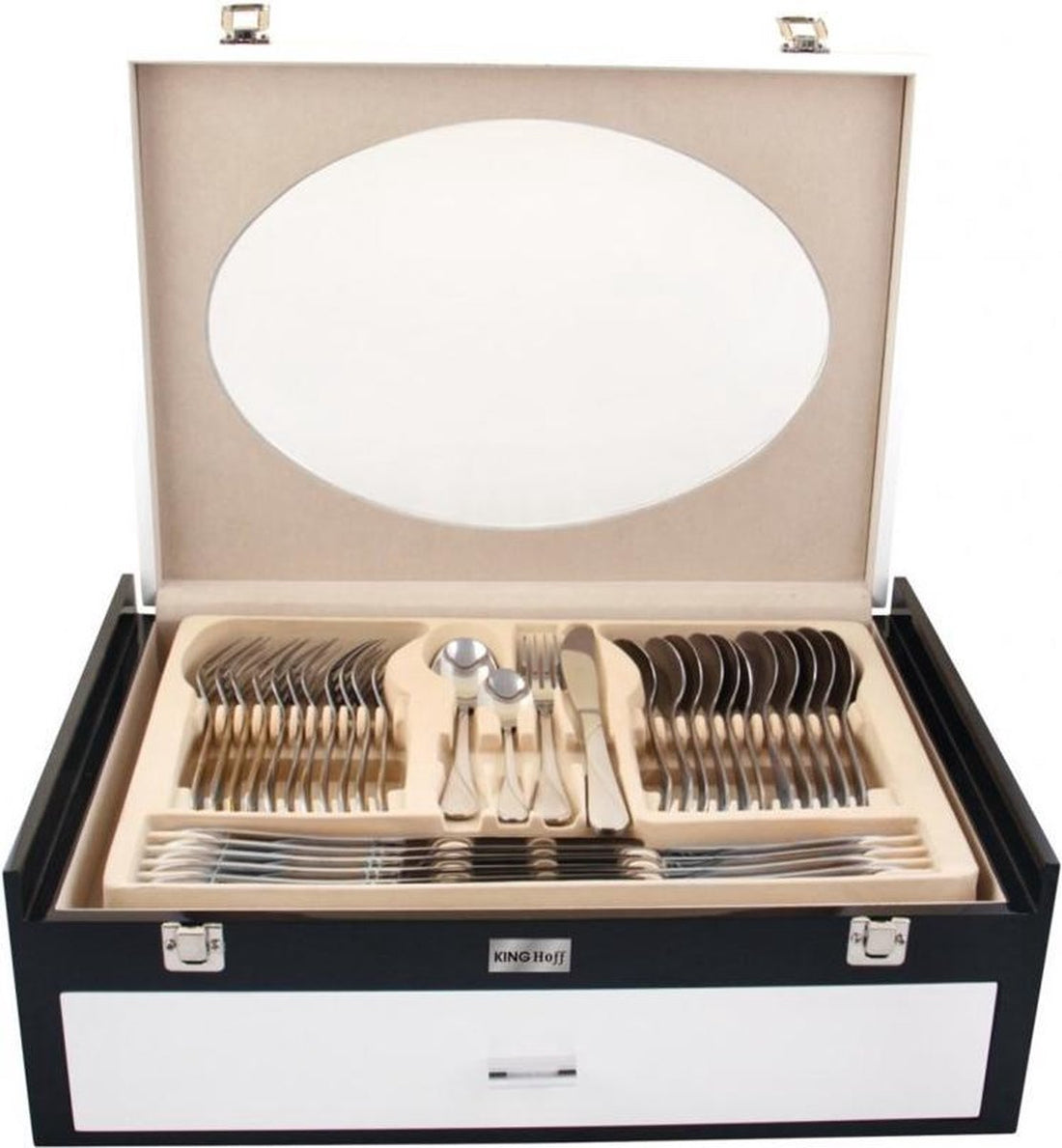 Besteckset - 12-teilig - 72-teilig - Luxuriöser Besteckkoffer