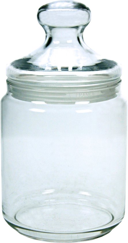 Voorraadpot - bewaarpot 750 ml glas