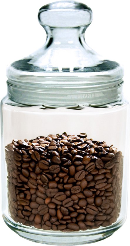 Voorraadpot - bewaarpot 750 ml glas