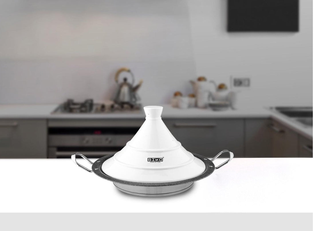 Tajine Fez - Marmercoating met anti-aanbaklaag - Tajine inductie Ø 34 cm