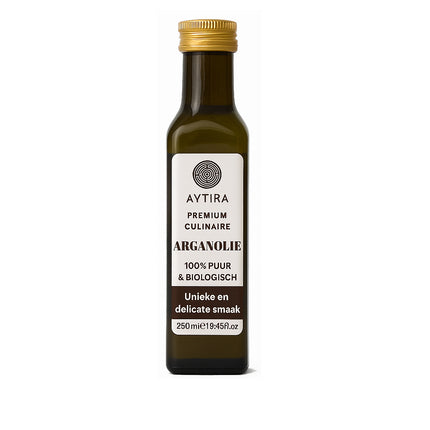AYTiRA Huile d'Argan Culinaire – 100% Pure & Biologique – Huile d'Argan Comestible Premium – 250ml