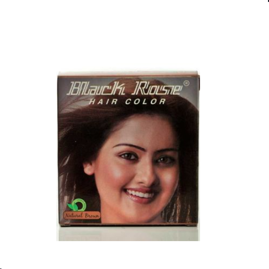 Black Rose henna poeder bruin – henna haarverf voor grijs haar, 5 x 10 gram