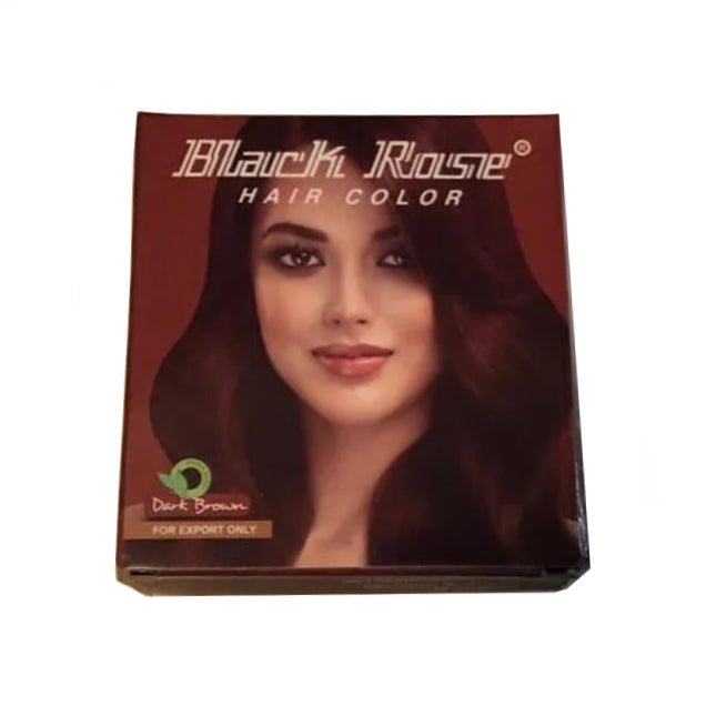 Black Rose Henné aux Plantes Châtain Foncé - 5X10 GRAMMES