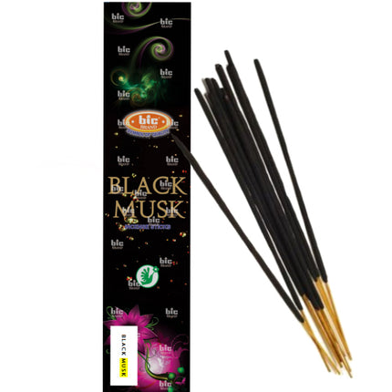 Bâtonnets d'encens musc noir
