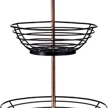 Coupe à fruits - Présentoir à 2 étages – Corbeille à fruits en métal