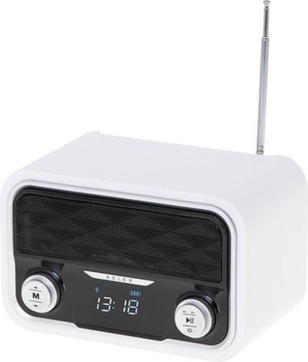 Bluetooth Design Radio - weiß AD 1185 Adler