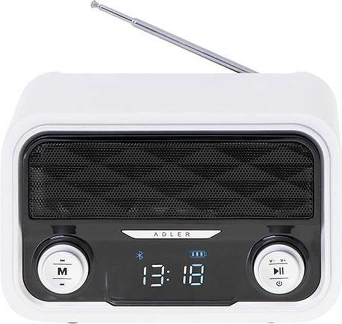Bluetooth Design Radio - weiß AD 1185 Adler
