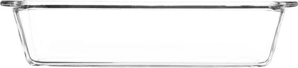 Moule à gâteau Borcam - plat de cuisson en verre transparent 31 x 12 cm