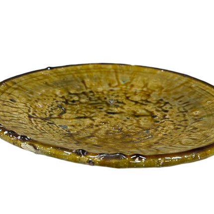 Plat en poterie de Tamegroute Ø24 cm