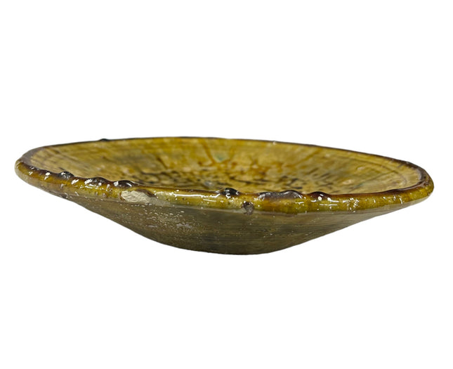 Plat en poterie de Tamegroute Ø24 cm