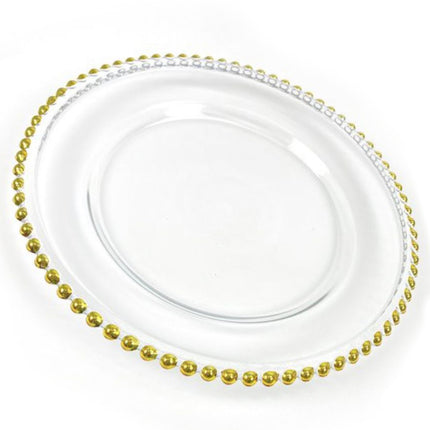 Assiette de présentation en verre | Sous-assiette | Ø 32 cm