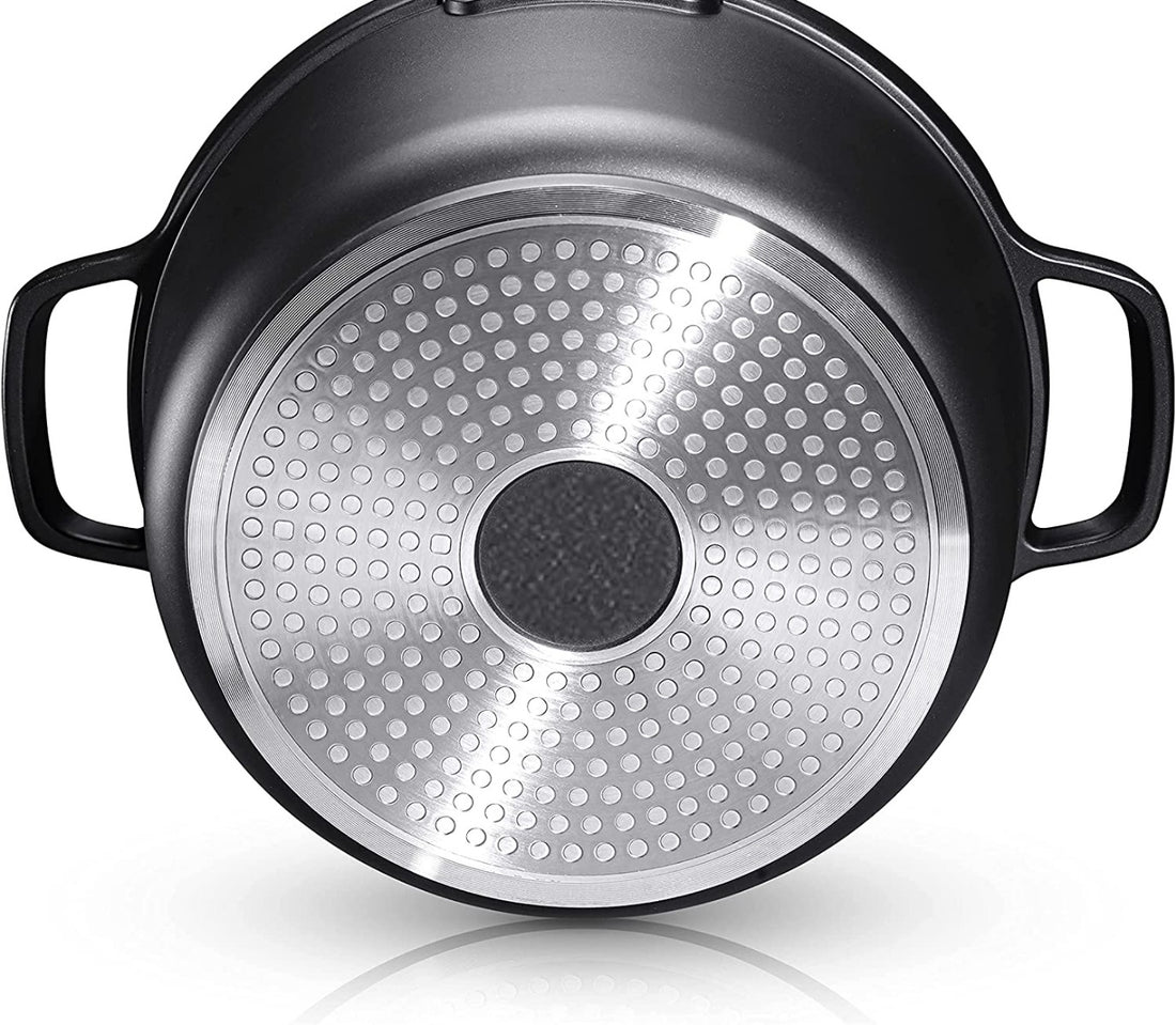 Hakal Line hohe Bratpfanne mit ergonomischen Griffen - 4.5 L - ofenfester Kochtopf