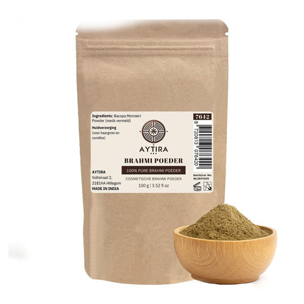 Aytira Poudre Brahmi 100g – Soin Capillaire 100% Naturel – Pour la Croissance & le Conditionnement