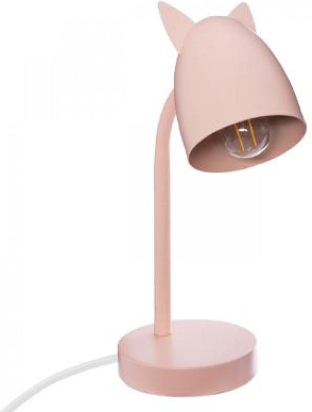 Bureaulamp met Oortjes - 18 x 12,5 x 31 cm - Roze